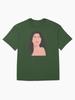 Selena Gomez Lineless Illustration Oversized T-Shirt
