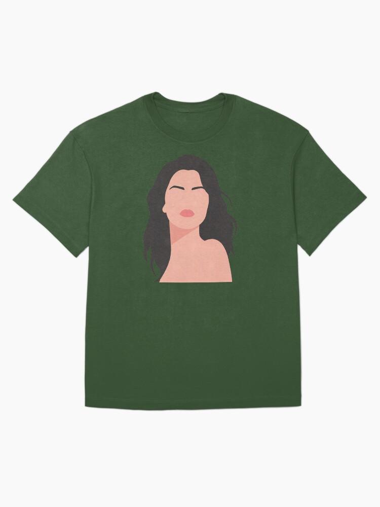 Selena Gomez Lineless Illustration Oversized T-Shirt