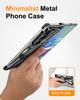 Oatsbasf Magnetic Metal Case for Samsung Galaxy Z Fold 7 Phone Case with 360° Rotatable Ring Stand Phone Cover Bumper Shockproof