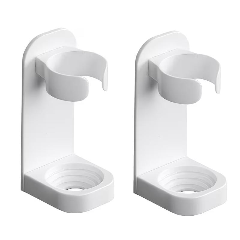 Wall Mounted Electric Toothbrush Holder Shelf No Drilling Bathroom Storage Rack Toothbrush Head Organizer Space Saving Bathroom Accessory