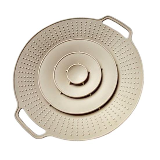 Silicone Spill-proof Stopper Lid Heat Resistant Anti-splash Lid Kitchen Gas Cooktop Protect Utensil Boil Guard Reusable Pot Cover