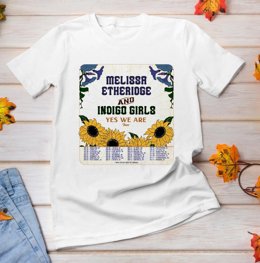 

Hot Melissa Etheridge Indigo Girls 2025 Yes We Are Tour T-shirt, S-4XL 4XL