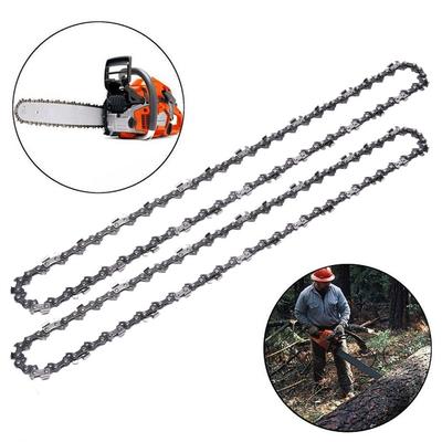 1/2/3Pcs 10/12 Inch Metal Chainsaw Chain Blade 40/45/ Drive Link Saw 3/8" Pitch Chain Logging Chainsaw Replacement Chainsaw Part