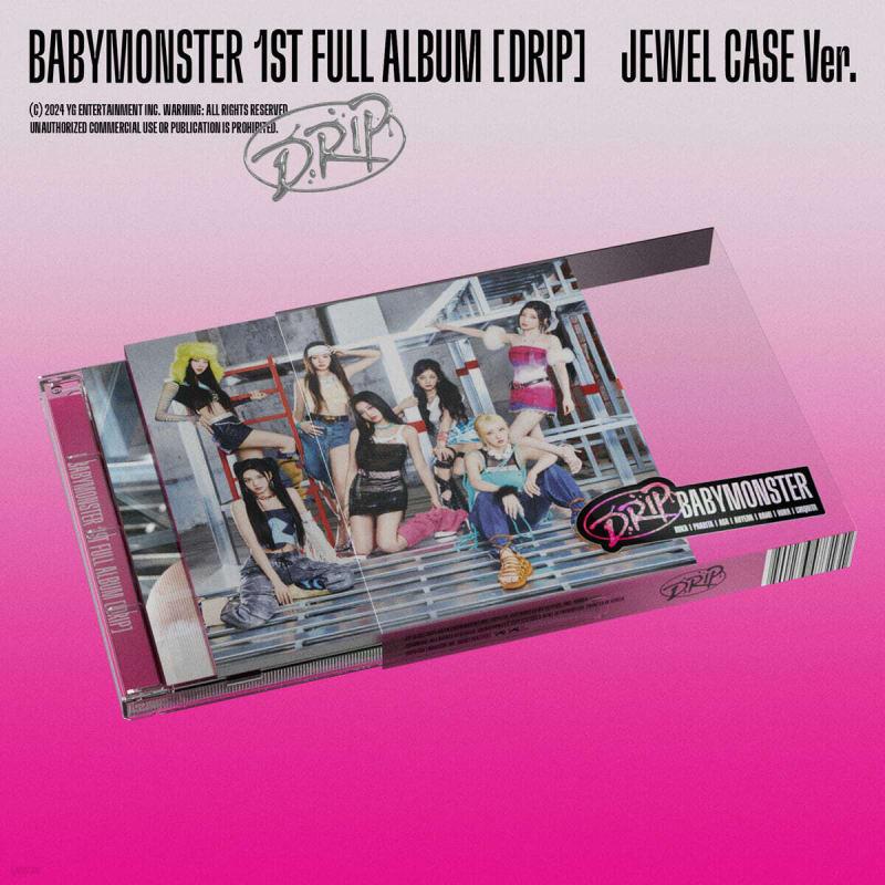 

BABYMONSTER - 1st FULL ALBUM [DRIP][JEWEL CASE Ver.]