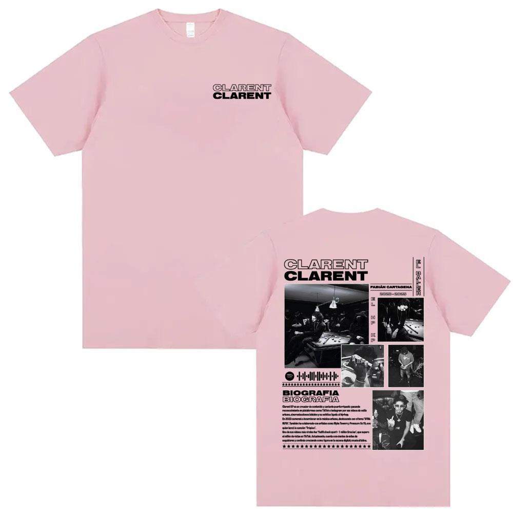 Rapper Clarent Kp Album 2025 Tour Cover T Shirts Men Women Harajuku Hip Hop Streetwear Tee Shirt Casual Cotton Oversized Tshirt