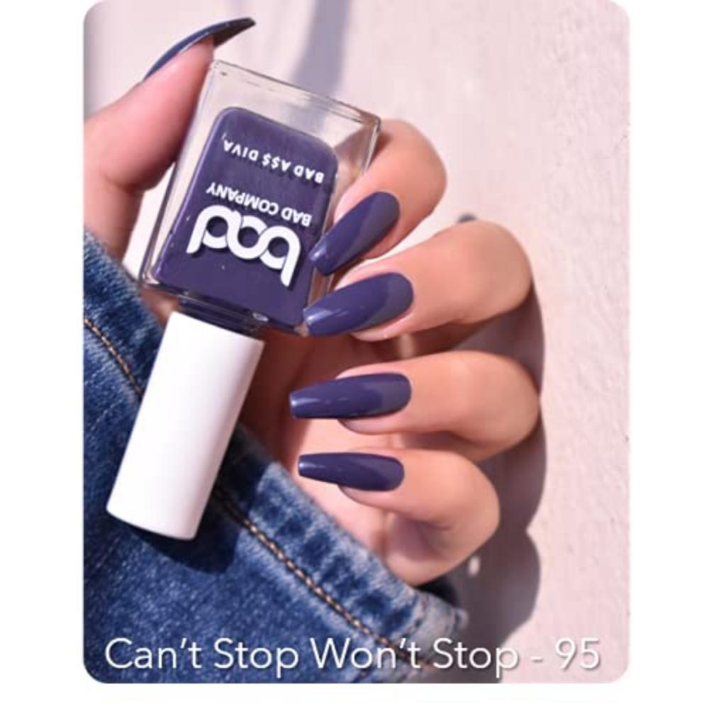 Nagellack-Set, Giftfreier Nagellack, Langanhaltender, Absplitterfester Nagellack, Kombi-Packung mit 2 Stück (Jeweils 10 ml x 2) (Blues)