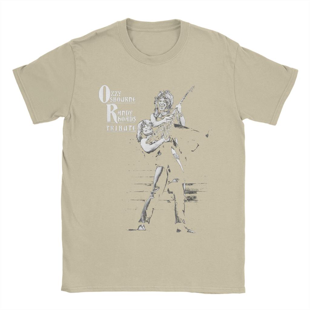 Heavy Metal Rock Ozzy Osbourne Tribute T-Shirt Herren Reiner Baumwolle Fun T-Shirt O-Ausschnitt T-Shirt Kurzarm Kleidung Geschenkidee