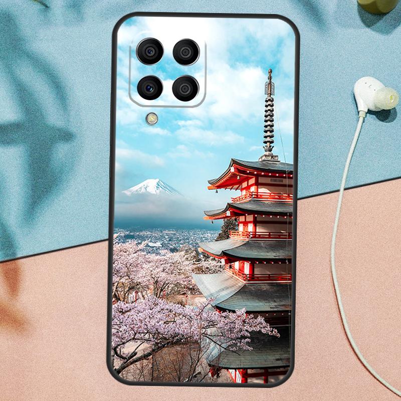 

Japanese Art Temple Sakura Case For Samsung Galaxy M16 M36 M56 M06 M52 M32 M12 M54 M34 M14 M35 M55 M15 M11 M13 M31 M53 Samsung M11