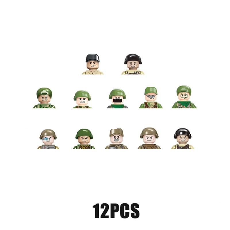 Non-Toxic City Characters Action Figures Building Blocks Policeman Teacher Fireman Occupation Mini Figurine Dolls Bricks Set Children Toys