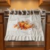 with Pockets Oven Skirt Rustic Kitchen Cabinet Curtains  Kitchen Decor