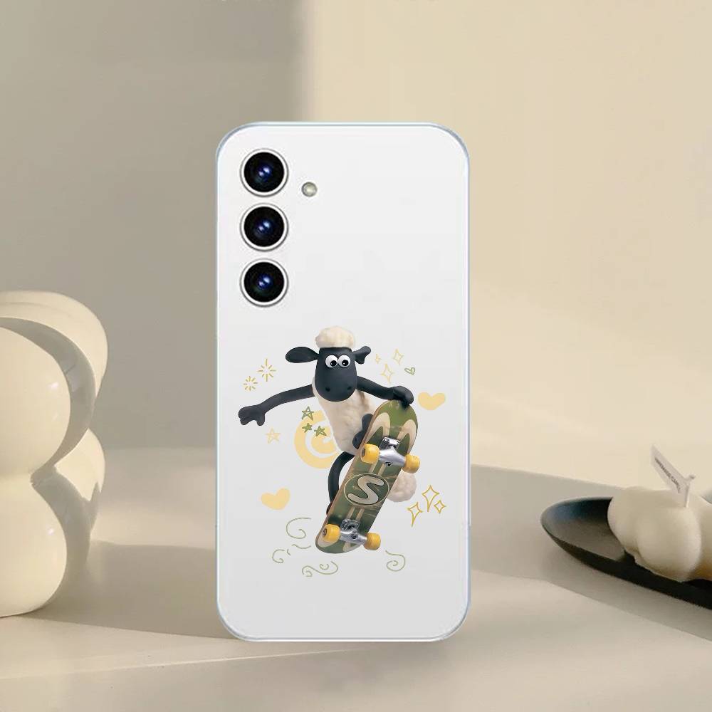 P-shaY-un Die SchafI Handyhülle Für Samsung Galaxy A52 A12 A51 S21 Edge S22ULTRA S23 S24 S20LITE Plus Ultra Transparente Hülle