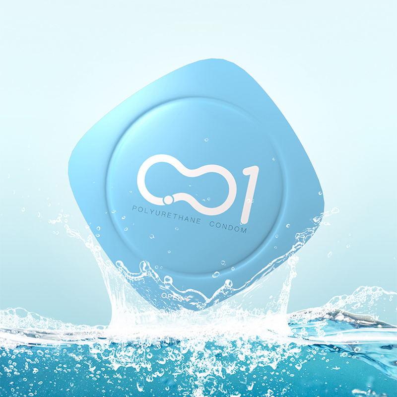 001 Polyurethane Condomsr 6pc Invisible Ultra Thin Lubricated Condoms
