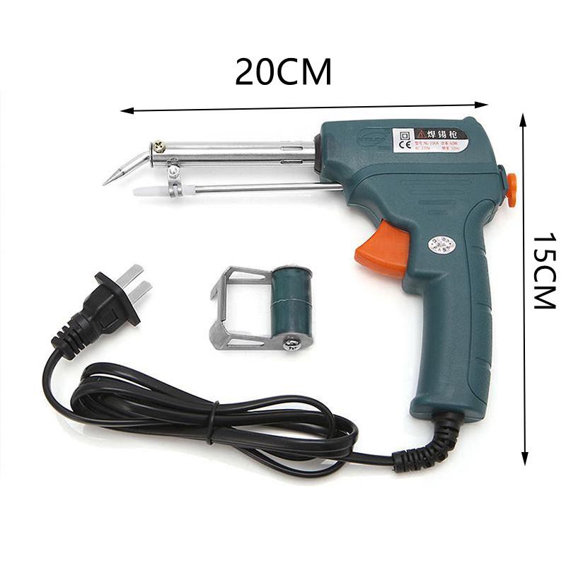 220V 60W Ruční vnitřní ohřev Páječka Automatická pájecí pistole Pájecí stanice Nástroj na opravu svařování