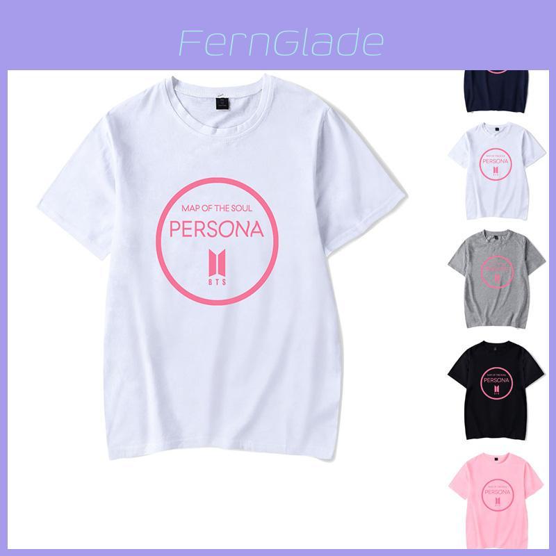 Map Of The Soul Persona Bts Tshirt Unisex Casual Cotton Blend Tee With Bold Graphic Design