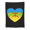 YAZ Amazigh Symbol Tamazight People Blanket Soft Warm Flannel Throw Blanket Cover for Bed Living room Picnic Travel Home Couch