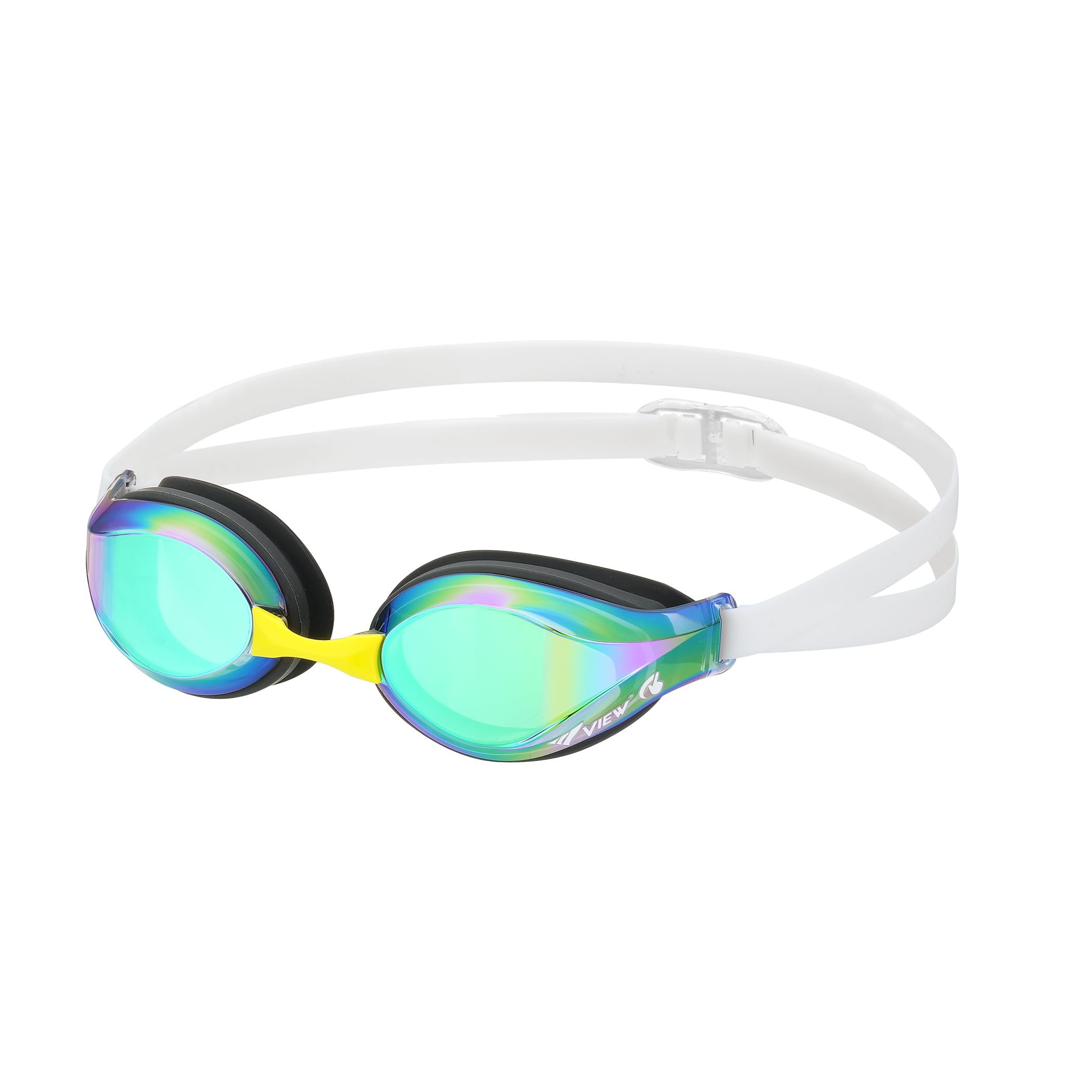 

View V260JYSA SKEM Swimming Goggles with Curved Perfect for Ultimate Junior Racing Made in Ages Smoke Lenses, Beginners, Low-Deflection Model, Japan,