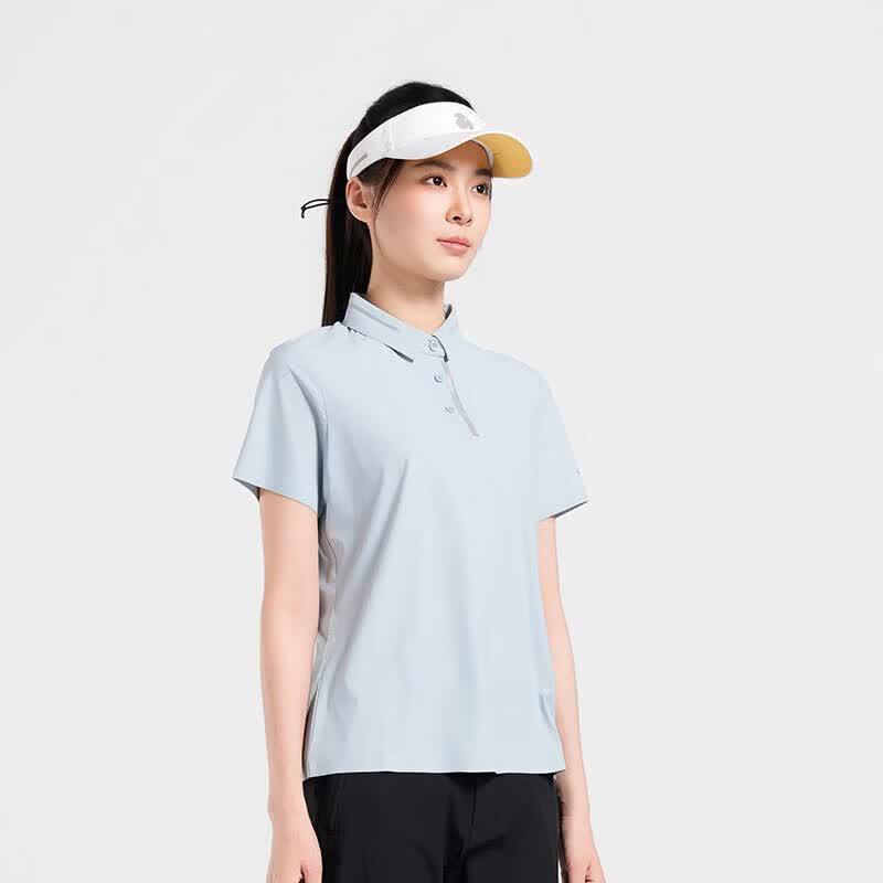 SCALER Women's Anti-Wrinkle UV Protection Cooling Polo T-Shirt F4405193