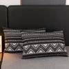 Soft Microfiber Duvet Cover Set Boho Chic Print Twin Full Queen King Size 3Pcs Black Comforter Cover