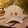 Funny Potato French Fries Baseball Cap Washed Cotton Adjustable Streetwear Hat for Unisex