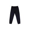 Li Ning Sports Lifestyle Series Solid Color High Waist Tapered Knit Sports Pants Men Pants Black YKLT225-1