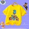 1-12 years old summer Polyester T-shirt for PAW Patrol children's short-sleeved casual top for girls and boys with cartoon print