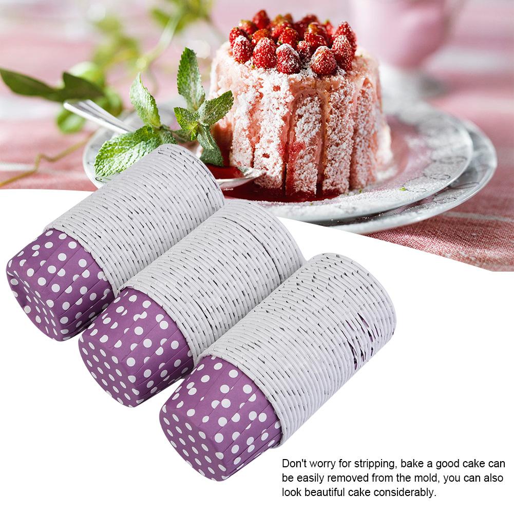 

100PCS Mini Cupcake Liners Paper Round Cake Baking Cups Muffin Cases Home Party Wedding Purple