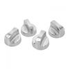 Set of 4 Knobs for Gas Grills Stylish Electroplated Accessories for Grilling