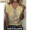 Women's Fashion Casual Short Sleeve V Neck Blouses & Shirts