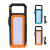 Solar Camping Lantern Dual Sided Foldable Multifunctional Tent Light for Emergency Outdoor Activitie
