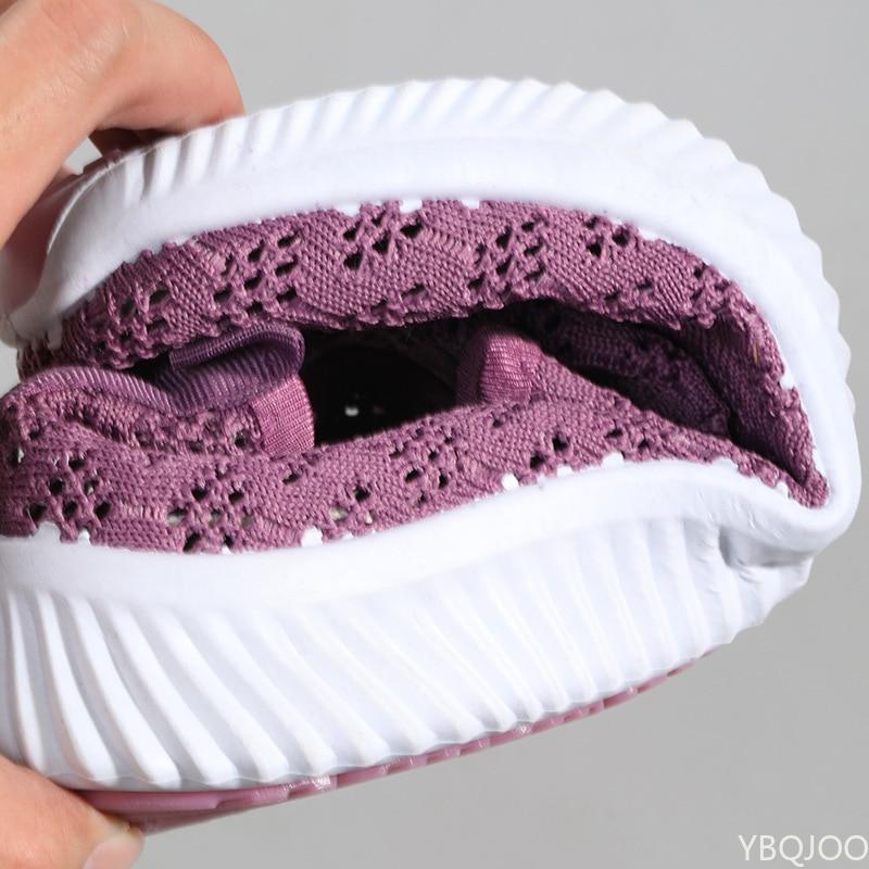 Fashion Mesh Shoes Women Shoes Sports Shoes Breathable Flats Soft Sole Casual Sneakers