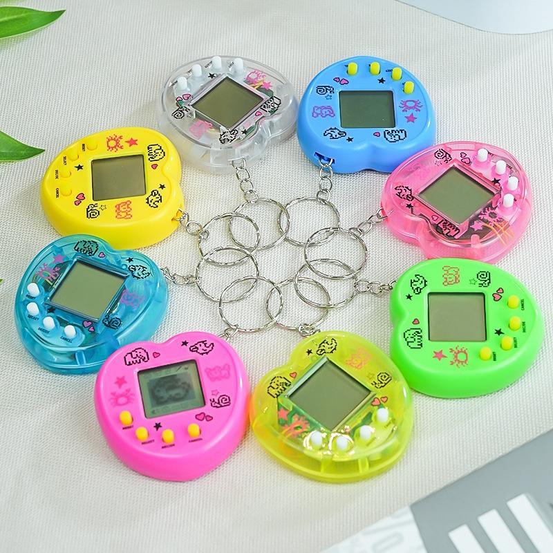 Heart-Shaped Virtual Pet Game Pendant for Kids