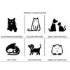 Stylish Fabric Puss Collar Necklace Adjustable Length And Decorative Bowknot Pet Neckband For Small Medium Pet