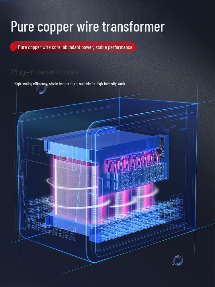 Delixi 936 Adjustable Soldering Station: High-Power, Constant Temperature Soldering Iron for Household Repair & Welding.
