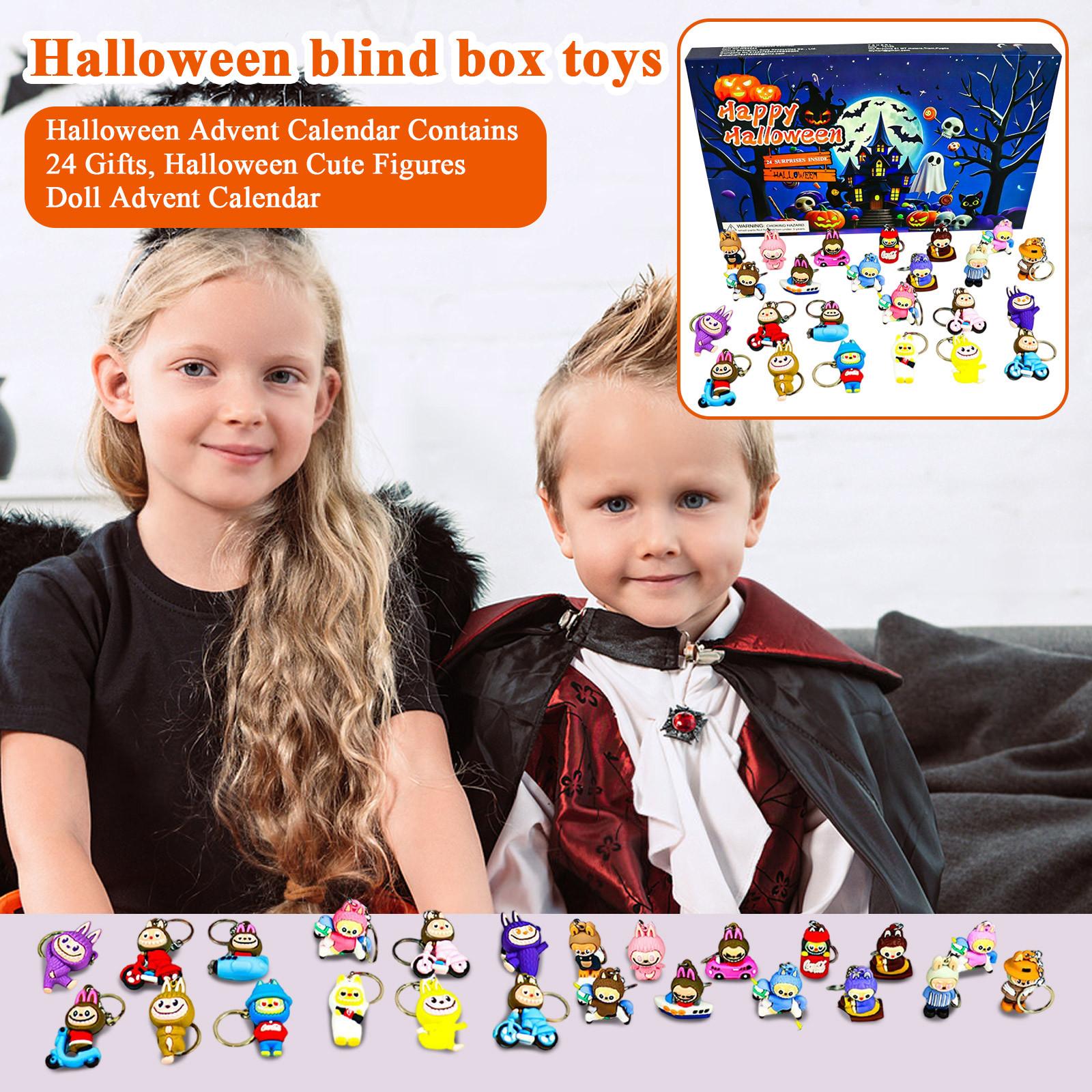 

Хэллоуин Адвент-календарь Содержит 24 подарка, Хэллоуин Милые Фигурки Кукла Адвент-календарь, Календарь Обратного Отсчета One Size