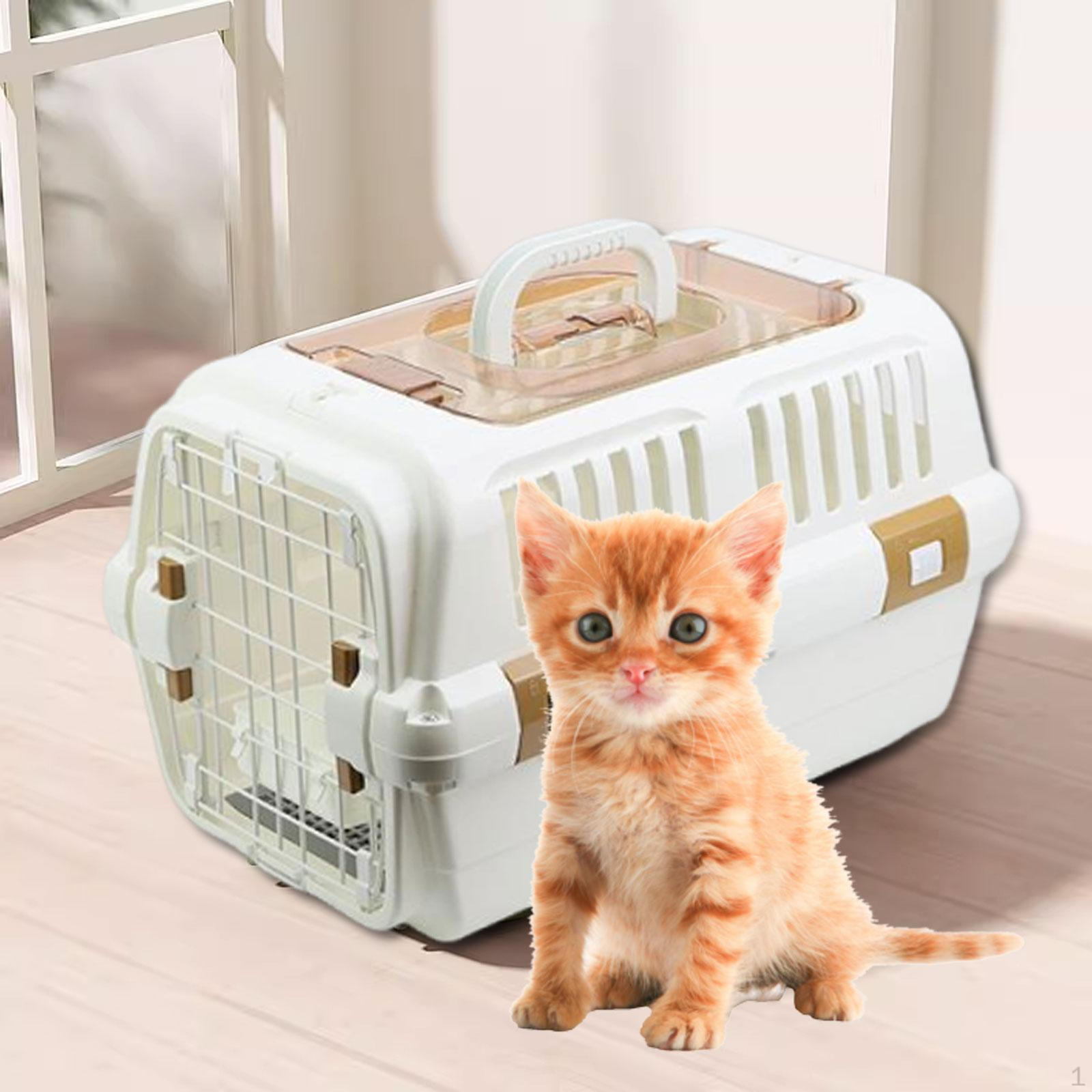 Cat Carrier Cage Comfort Multifunction Ventilation Pet Supplies Breathable Dog Crate Carrying Case blu