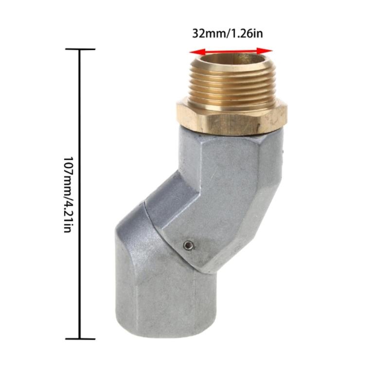 1inch Fuels Hose Swivels Multi Plane 360 Rotating Connectors for Fuels Transfer Pump Fuels Nozzle and Transfer Hose