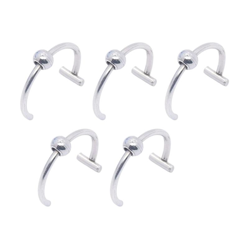 Fashionable Clip On Lip Jewelry Comfortable Wear Stainless Steel Imitation Lip Rings for Special Occasion Outfit