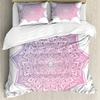 Hippie Mandala Duvet Cover Single King Geometric Comforter Cover Bohemian Style Flower Bedding Set Exotic Tribe Bedroom Decor