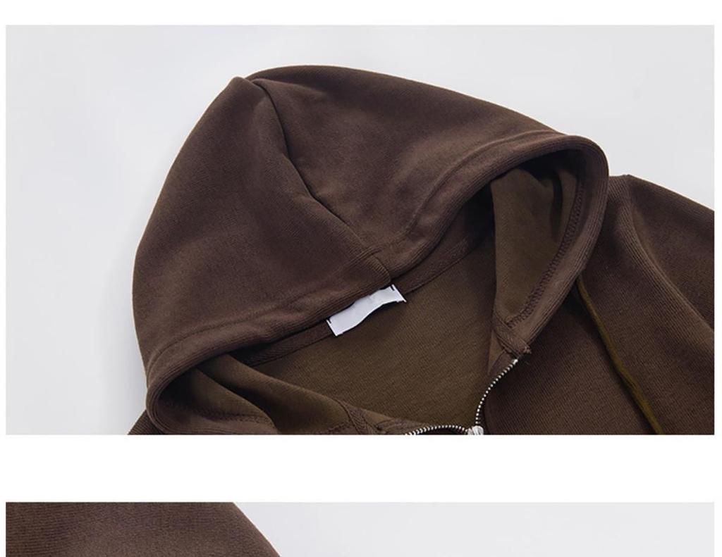 Women's Slimming Casual Hooded Zip-Up Sweatshirt & Wide-Leg Pants Set