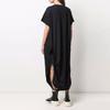 Y-3 FW21 Draped Maxi T-Shirt Dress Women Dresses Black GV0347