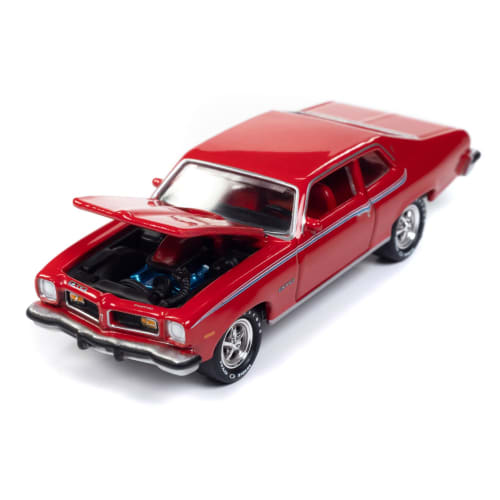 Johnny Lightning 1/64 Scale Pontiac GTO 1974 Red Diecast Car