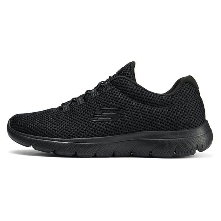 Skechers Sport Женские Удобные Амортизирующие Низкие Беговые Кроссовки Женские кроссовки Черный 12985-BBK 35