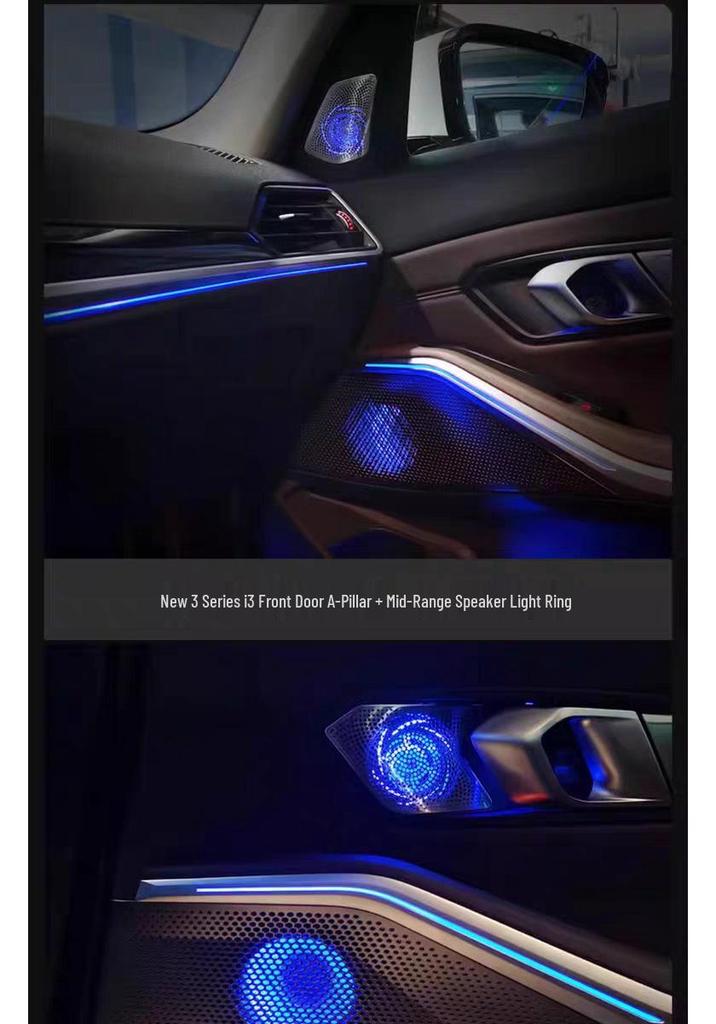 BMW Bowers & Wilkins Tweeter Speaker A-Pillar Luminous Cover Upgrade