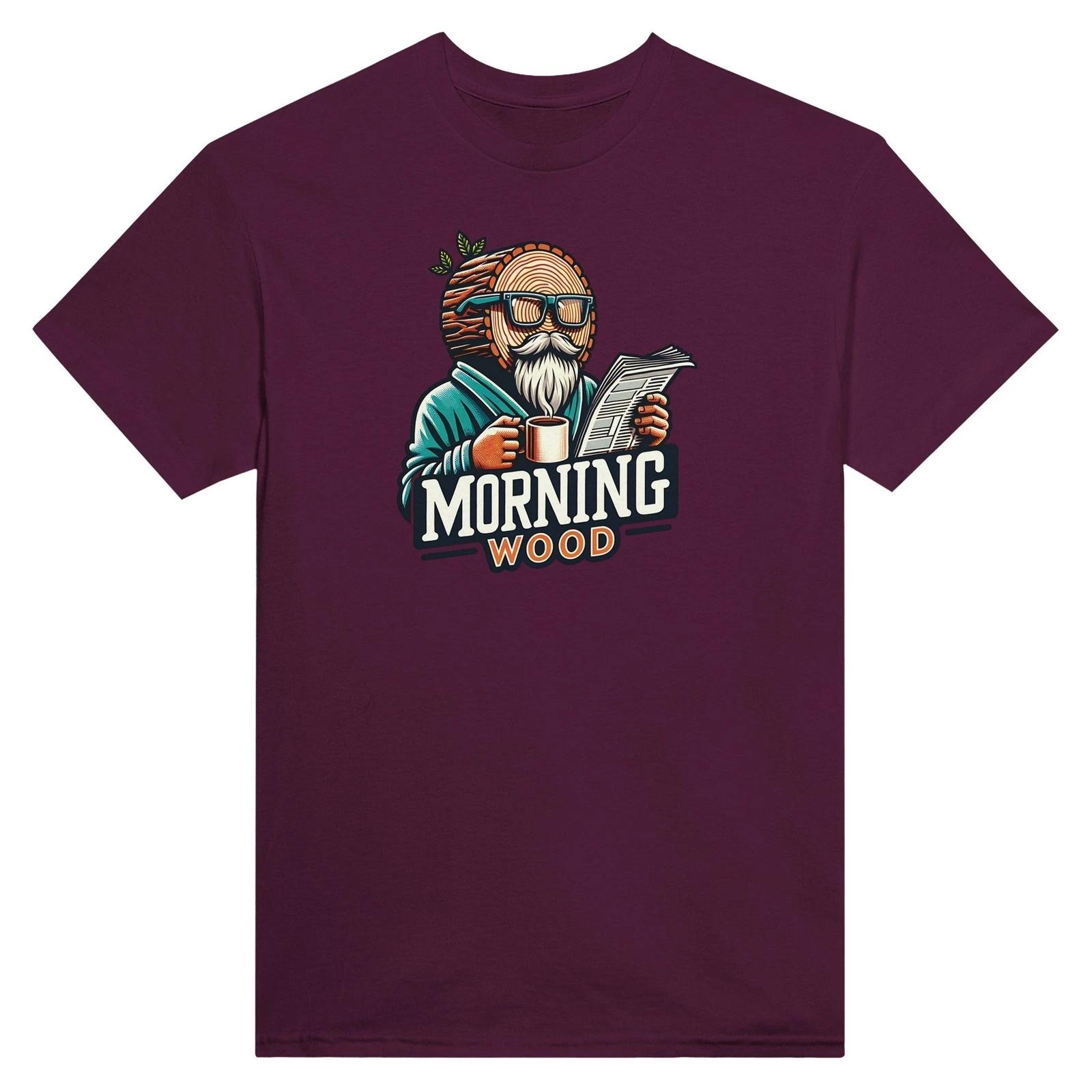 Morning Wood Heavyweight Unisex Crewneck T-shirt M