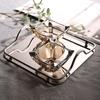 European Crystal Glass Snack Dish