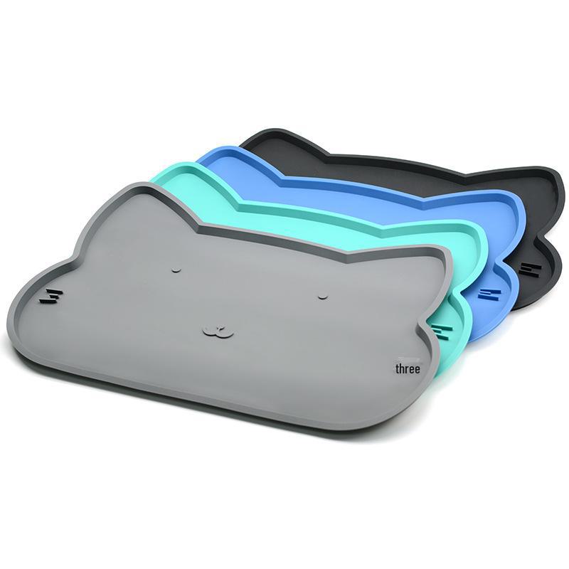 Silicone Pet Feeding Mat: Easy-Clean, Foldable, Leak-proof, Non-slip, Waterproof for Cats & Dogs