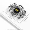 AABLI1 Insigne Emblème Couronne Lion 3D Métal Autocollants Voiture Accessoires Décoration Décalcomanie Pour Chevrolet Silverado Trailblazer Suburban Traverse