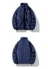 Retro American Corduroy Stand Collar Jacket – Trendy, Warm, Thickened, Unisex for Autumn/Winter