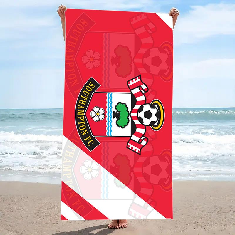 Southampton Fc Print Beach Towel, Large Soft Quick Dry Towel for Beach Camping Swimming