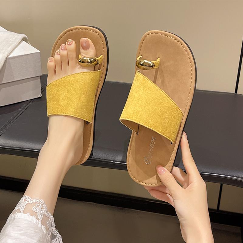 Fashion Female Shoes Ladies' Slippers Rubber Flip Flops Summer Clogs Woman Rivet 2025 Hawaiian Silver Beach Flat Slides Women's Shoes Si